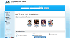Desktop Screenshot of gulfbreezehighschool.org