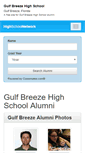 Mobile Screenshot of gulfbreezehighschool.org